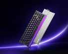 The Legion R9 is available with customized and non-customized Huano Classic HiFi Latte switches. Pictured: a promo picture showcasing the keyboard's design.