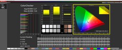 ColorChecker at 100% brightness