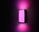 Philips Hue’s new Turaco Outdoor Wall Light (pictured) offers white and colored lighting. (Image source: Philips Hue)