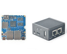 The NanoPi R2S Plus is available with and without a metal case. (Image source: NanoPi)