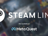 Steam Link is another way of playing Steam VR games on recent Quest VR headsets. (Image source: Valve & Meta - edited)