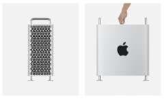 The next Mac Pro will resemble a smaller version of the current model. (Image source: Apple)