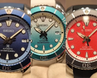 From left to right (pictured): the Seiko Prospex SPB543J, SPB539J, and SPB541J. (Image source: @SeikoLeaks on YouTube - edited)