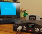 A screengrab of Windows CE 2.11 running on a Nintendo 64