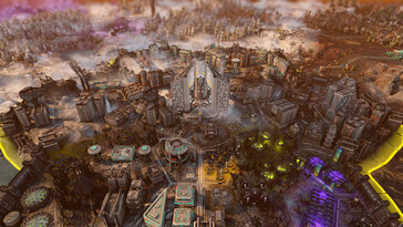 An image showing several buildings in a city in Zephon.