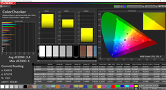 CalMAN ColorChecker calibrated (AdobeRGB target color space)