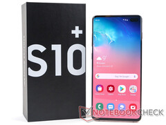The Galaxy S10 Plus is one of several S10 series devices to receive a new update. (Image source: NotebookCheck)