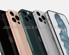 A punch-hole display may only arrive on iPhone 14 Pro models next year. (Image source: Jon Prosser & FrontPageTech)