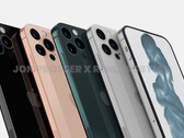 A punch-hole display may only arrive on iPhone 14 Pro models next year. (Image source: Jon Prosser & FrontPageTech)
