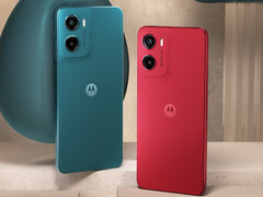 The Moto G05 and Moto G15 are essentially the same device save for a few differences, former pictured. (Image source: Motorola)