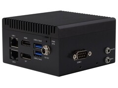 The new UP Squared 7100 Edge mini PC has a versatile port selection (Image source: Aaeon)