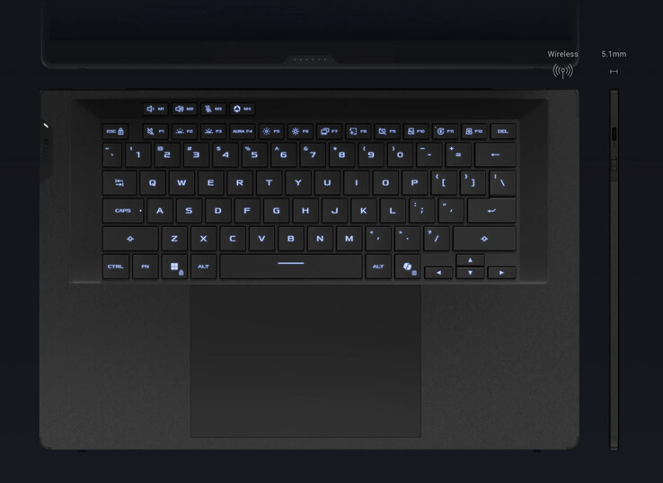The ROG Zephyrus Duo (2026) GX651 provides up to 150 W TGP to an RTX 5090 laptop GPU.