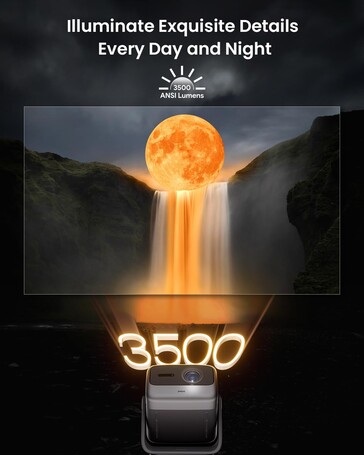 The brightness is specified as 3,500 lumens (Image source: JMGO)