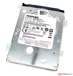 The Toshiba MQ04ABF100 1 TB HDD from our review unit