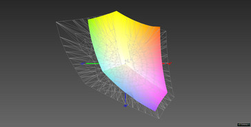 60% AdobeRGB color-space coverage