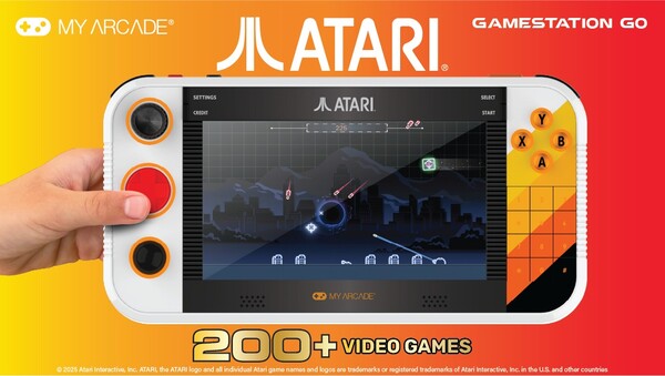 The Atari Gamestation Go will illuminate the best controls needed to play a game. (Image source: My Arcade)