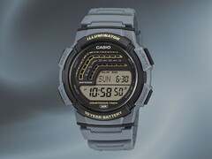 The Casio WS1800 watches (WS1800-2AV pictured) are now available in the US. (Image source: Casio, edited)