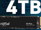 B&H Photo Video has the large 4TB version of the Crucial P3 Plus SSD on sale for US$215 (Image: Crucial)