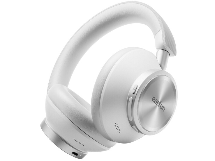 The EarFun Wave Pro X headphones are available in white (shown) or black. (Image source: EarFun)