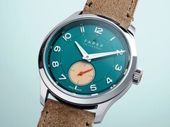 The Farer Forrest Lissom features a 38 mm 316L stainless steel case (Image source: Farer)