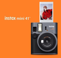 Fujifilm has unveiled the Instax mini 41 instant camera with autoexposure and close-up parallax correction. (Image source: Fujifilm)