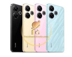 The Redmi 13 4G resembles plenty of other recent Xiaomi Redmi smartphones. (Image source: PassionateGeekz)