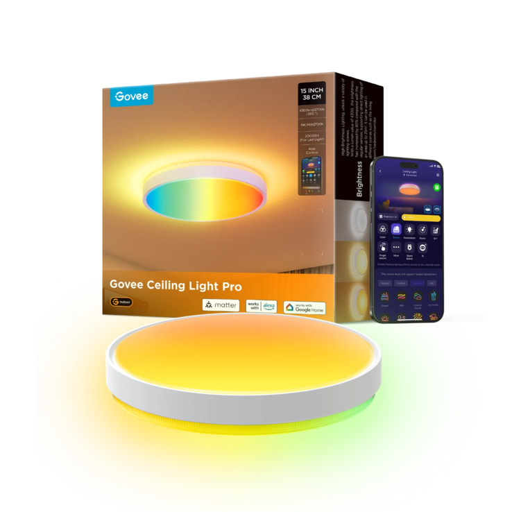 The Govee Smart Ceiling Light Pro. (Image source: Govee)