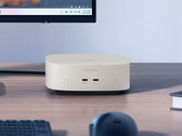 The UFS variant currently costs $499.99. Pictured: a promo picture showing the front of the mini PC.