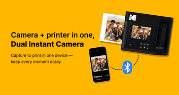 The cameras can also be used as printers by connecting them to a smartphone via Bluetooth.