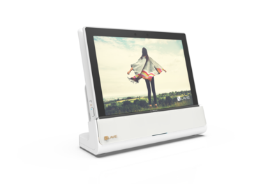 NEC Lavie Mini with dock. (Image Source: Lenovo)