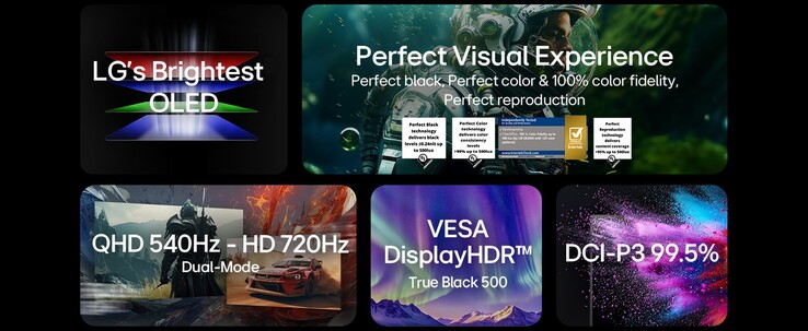 LG UltraGear 27GX790B-B highlights. (Image source: LG via Amazon)