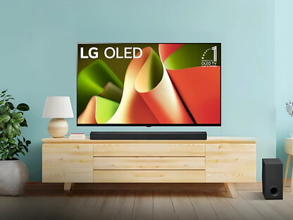 LG B4 4K OLED TV in a setup (Image source: LG Electronics with edits)
