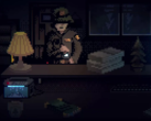 In Last Report, players step into the role of a night-shift park ranger. Pictured - a screenshot from the game. (Image source: Steam)