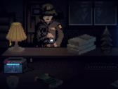 In Last Report, players step into the role of a night-shift park ranger. Pictured - a screenshot from the game. (Image source: Steam)