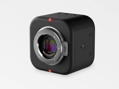 The Mevo Core is an unassuming black cube with no onboard controls (Image Source: Logitech)