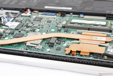 GPU and CPU share the same heat pipe