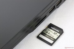 MSI GE65/GE75 Raider costs over $1500 USD, has one of the slowest SD card readers we've seen