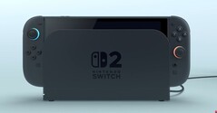 The Nintendo Switch 2 docked. (Image source: Nintendo)