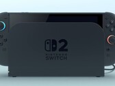 The Nintendo Switch 2 docked. (Image source: Nintendo)