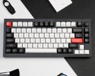 The black and white Keychron Q1 HE is now available at Best Buy. (Image source: Keychron)