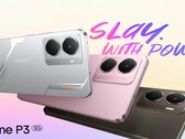 The Realme P3 5G comes in Space Silver, Comet Grey, and Nebula Pink colorways (Image source: Realme)