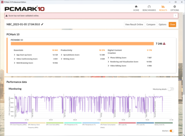 PCMark 10 mains operation