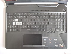 Asus TUF Gaming A15 - Input devices