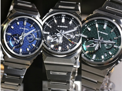 From left to right (pictured): the Casio G-Shock GST-B1000D-2A, GST-B1000D-1A, and GST-B1000D-3A watches. (Image source: @geesgshock on Instagram - edited)