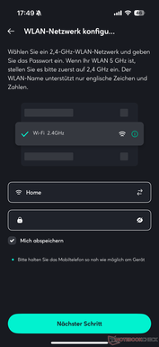 WLAN connection