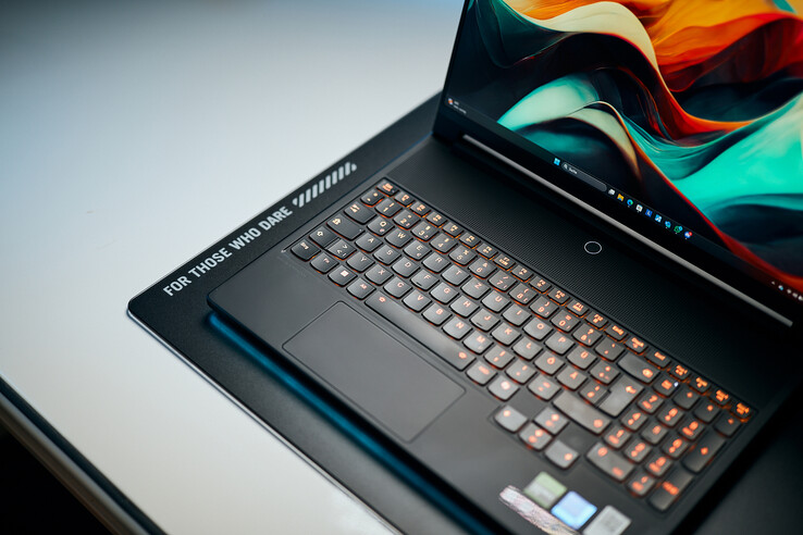 The Lenovo Legion 9 moves the keyboard down to make room for more cooling, with not a lot of space left for a big trackpad.