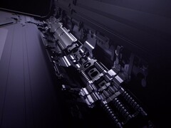 Close-up of OPPO Find N5 foldable hinge mechanism used to illustrate hinge design similar to the upcoming Apple iPhone fold (Image source: Oppo)