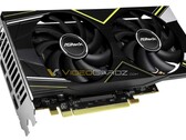 The ASRock Challenger RX 5500 XT takes up two slots. (Image source: VideoCardz)