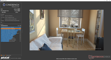 CineBench R20 on the default Razer Balanced mode