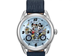 The Citizen FE7097-05W Eco-Drive watch has a sky-blue dial